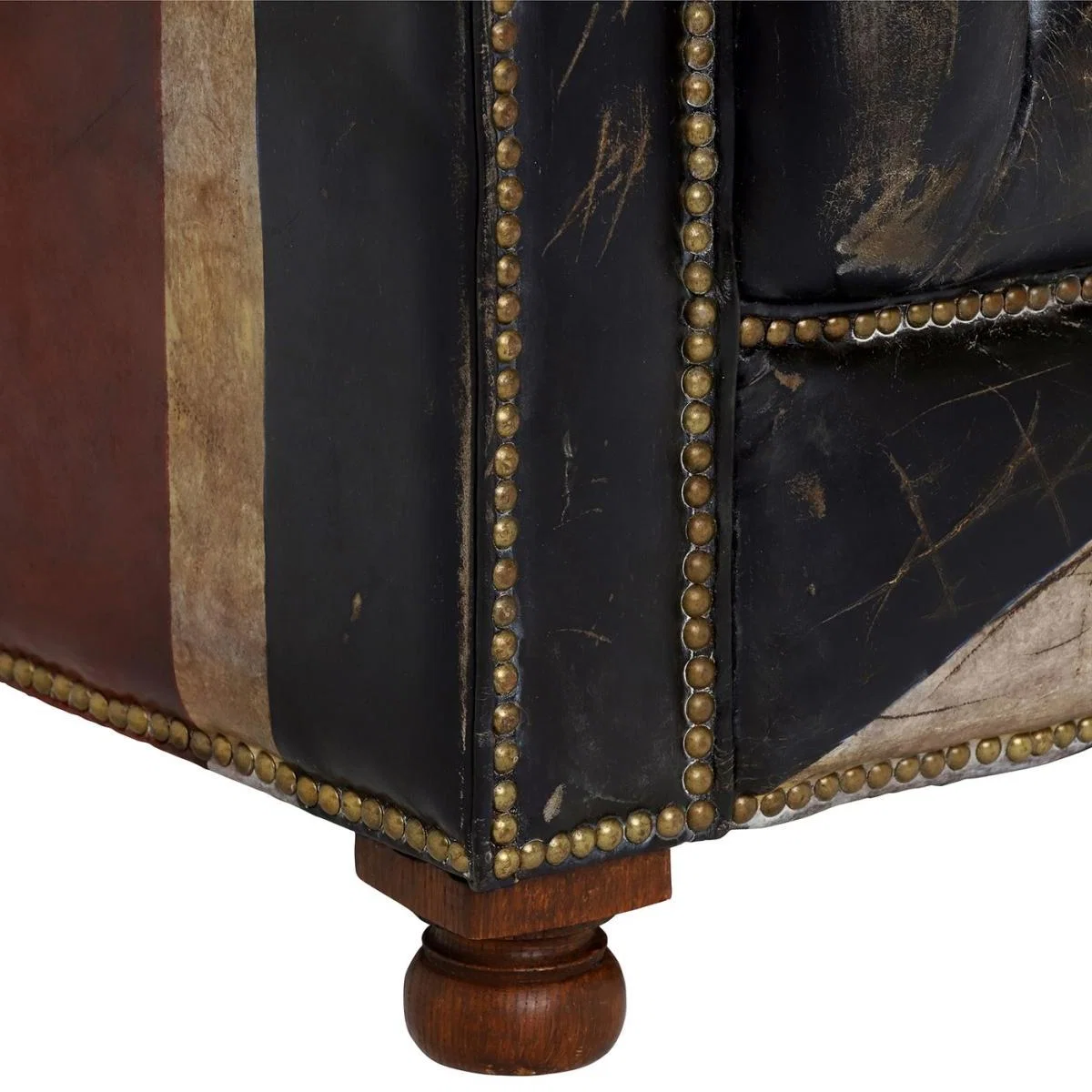 Timothy Oulton Westminster Button 3 Seater Chesterfield Sofa, Jack'dn Broken – image 4