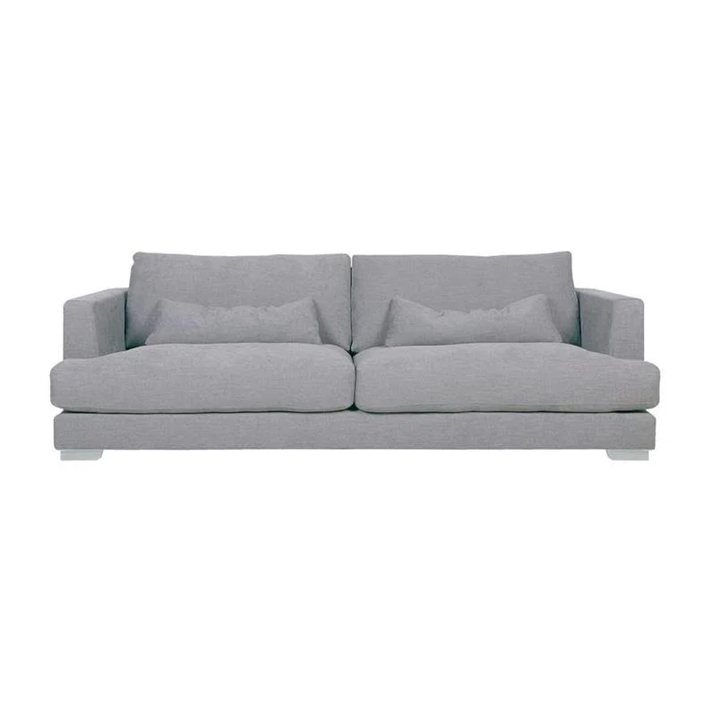 Flavin 3 Seater Sofa, Light Grey