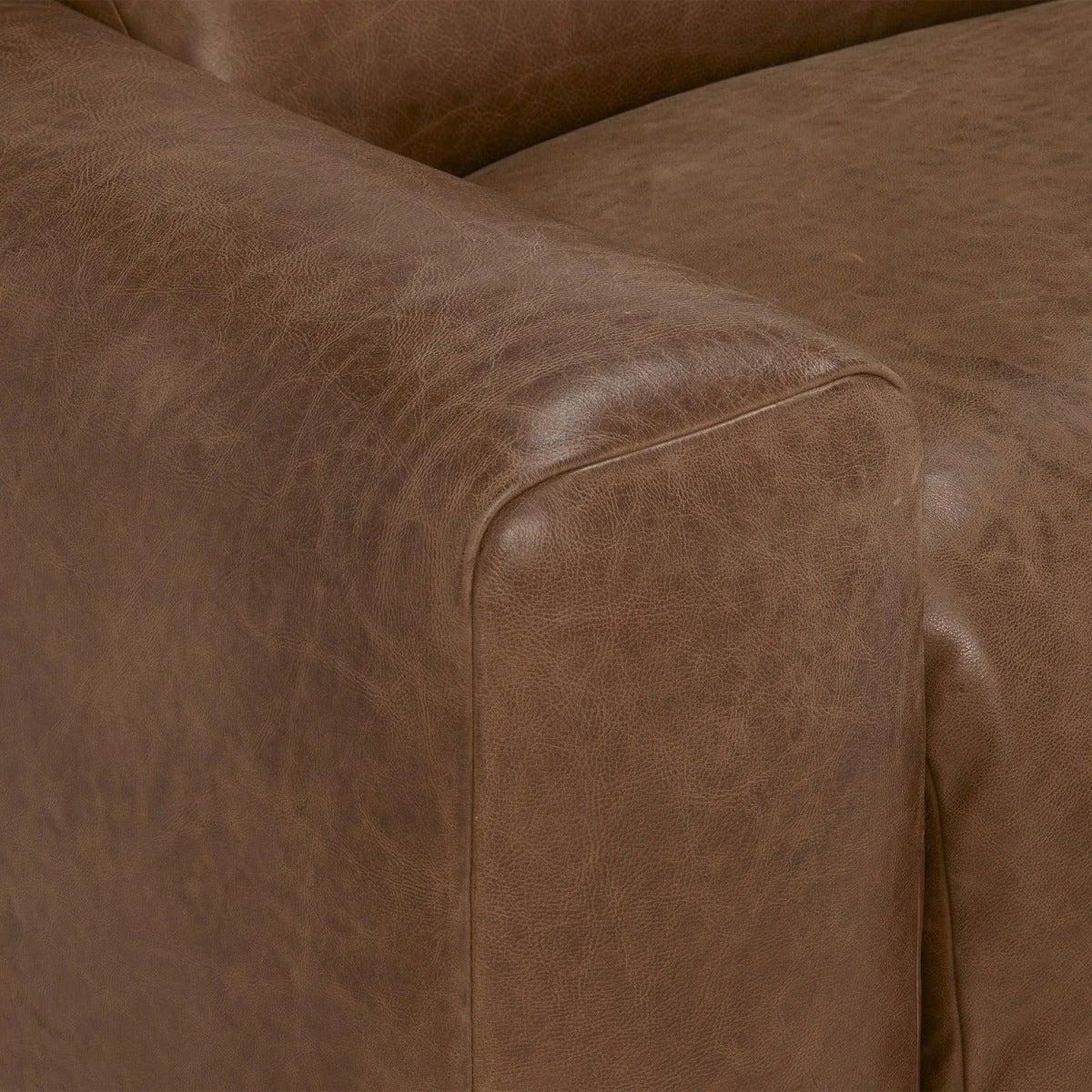 Timothy Oulton Pudgie Motion 3 Seater Sofa, Brown Leather | Barker & Stonehouse – image 3