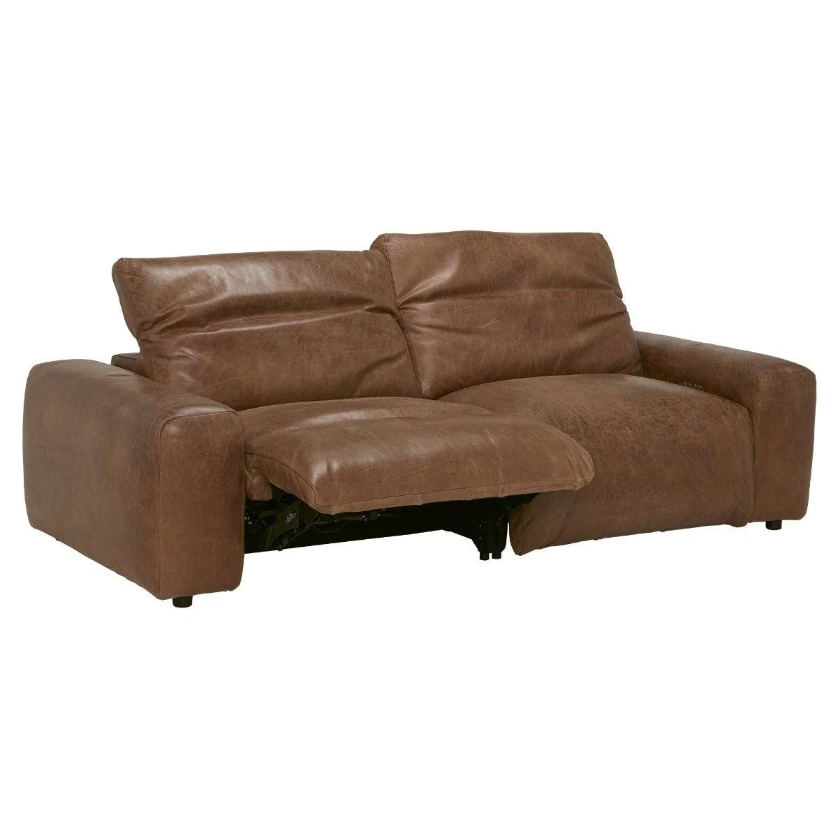 Timothy Oulton Pudgie Motion 3 Seater Sofa, Brown Leather | Barker & Stonehouse – image 5