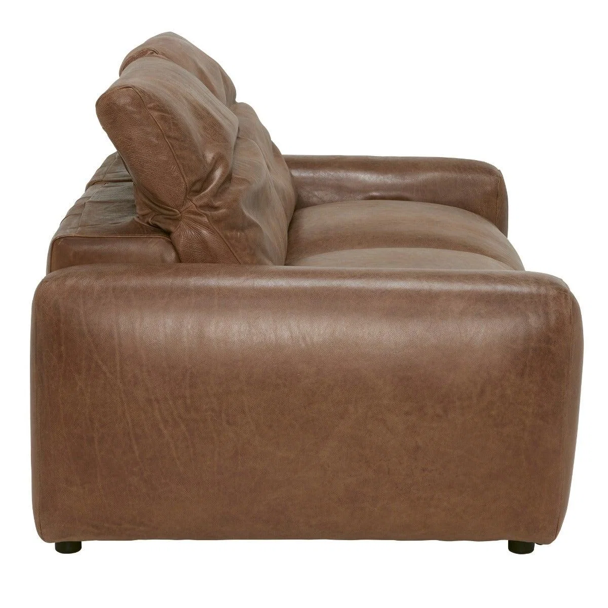 Timothy Oulton Pudgie Motion 3 Seater Sofa, Brown Leather | Barker & Stonehouse – image 9