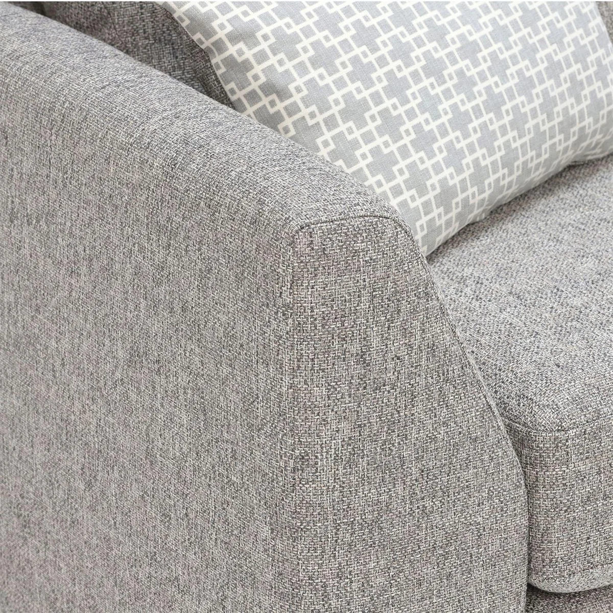 Milford 3 Seater Fabric Sofa, Vegas Zinc – image 4