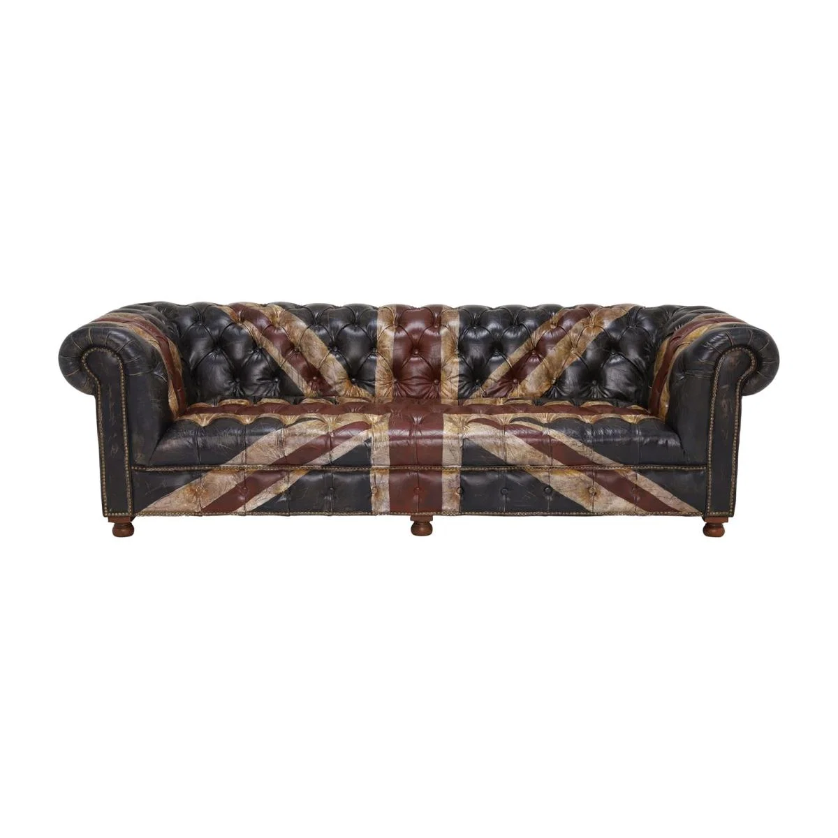 Timothy Oulton Westminster Button 3 Seater Chesterfield Sofa Leather | Barker & Stonehouse – image 1