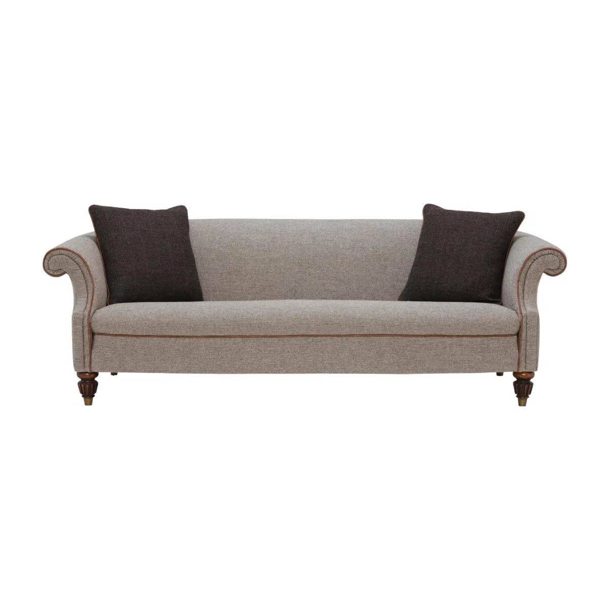 Tetrad Harris Tweed Bowmore Grand 3 Seater Sofa, Neutral Fabric | Barker & Stonehouse – image 1