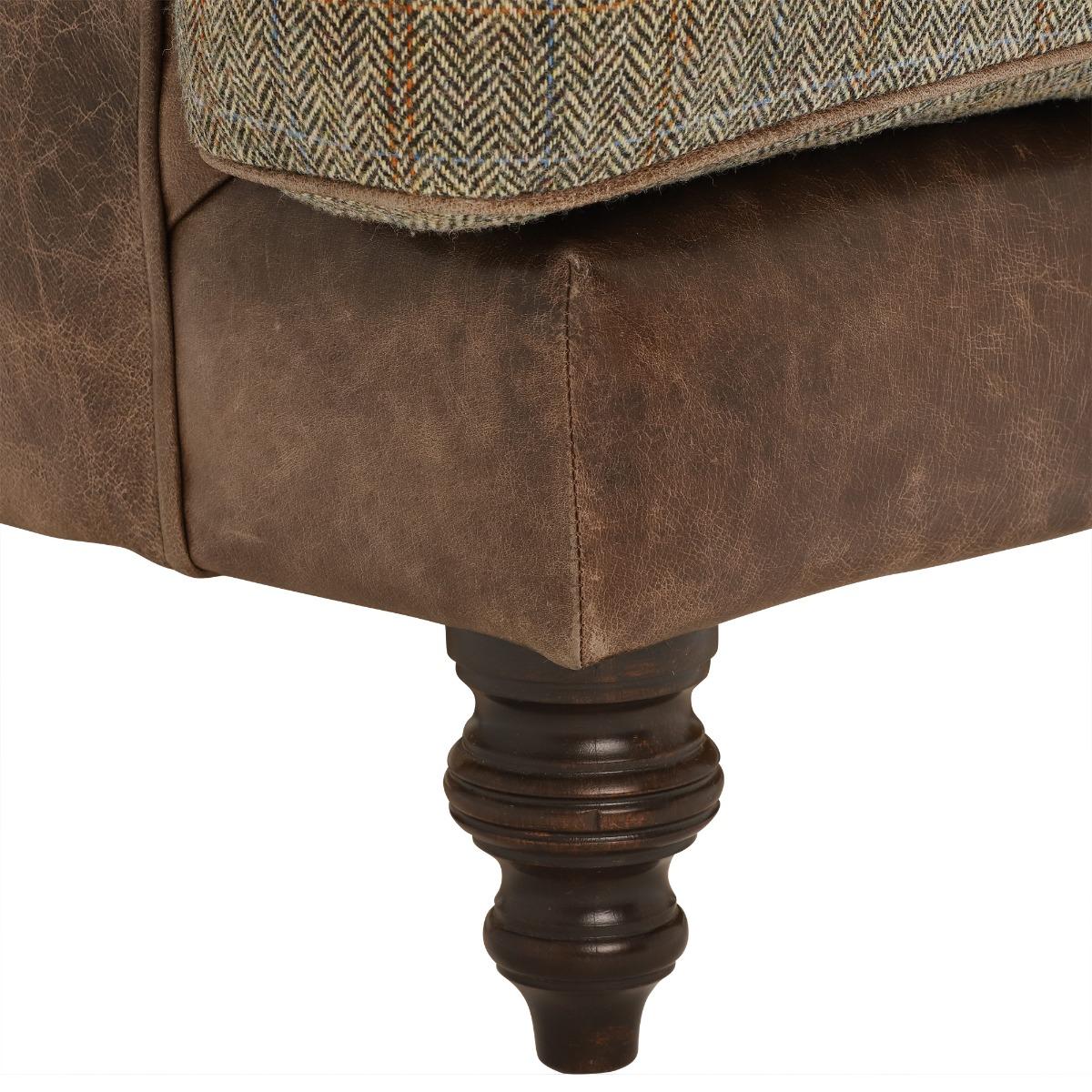 Tetrad Harris Tweed Dalmore Midi 3 Seater Sofa, Brown Fabric | Barker & Stonehouse – image 4