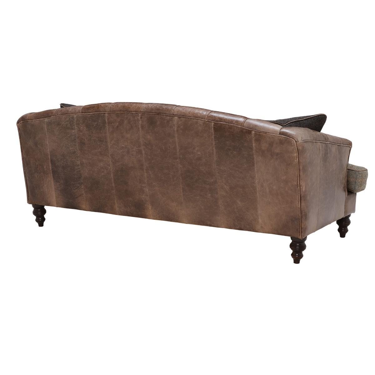 Tetrad Harris Tweed Dalmore Midi 3 Seater Sofa, Brown Fabric | Barker & Stonehouse – image 7