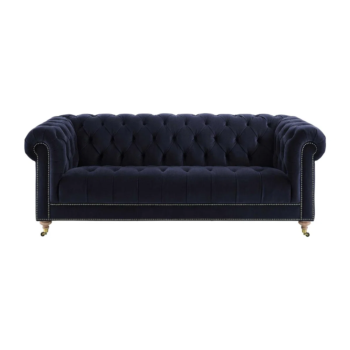 Ullswater 3.5 Seater Chesterfield Sofa, Blue Velvet | Barker & Stonehouse – image 1
