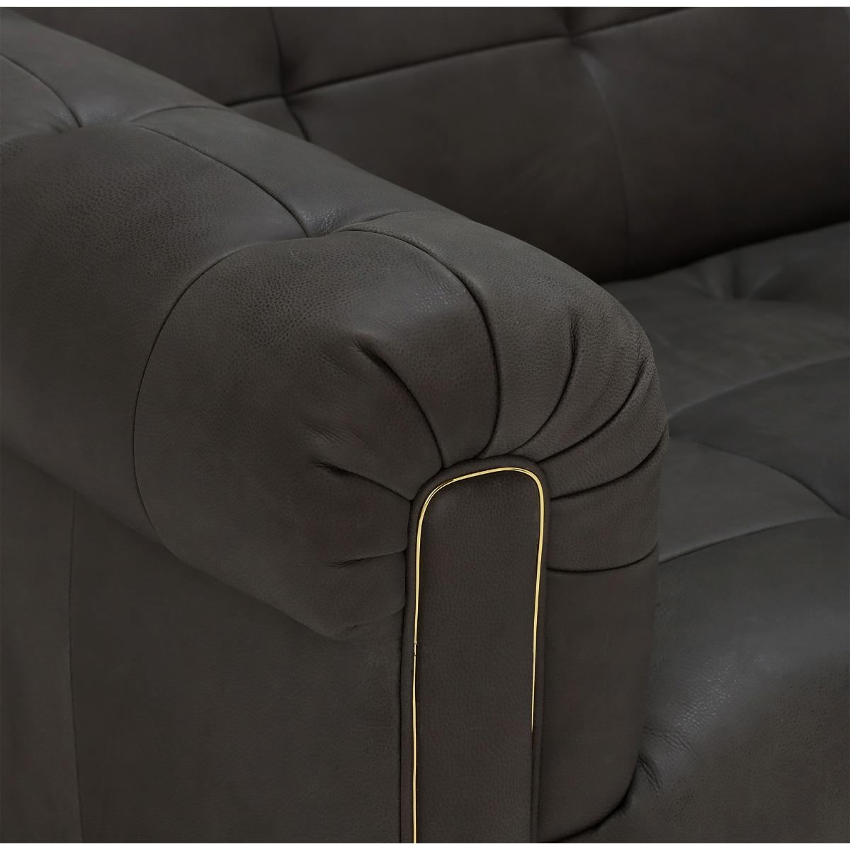 Elena Leather 3 Seater Sofa, 776 | Barker & Stonehouse – image 3