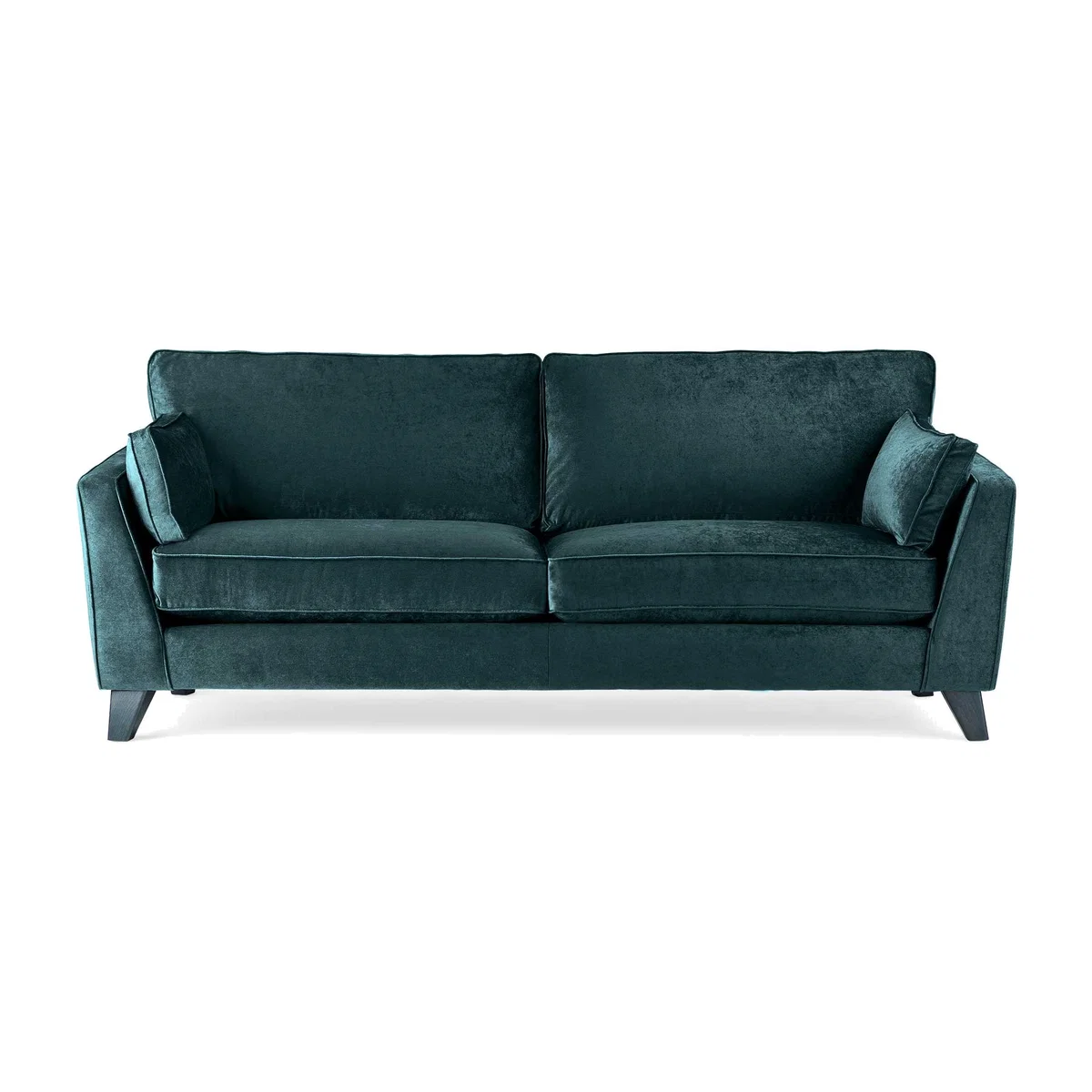Rene 3 Seater Sofa Without Scatters, Green Fabric | Barker & Stonehouse – image 1