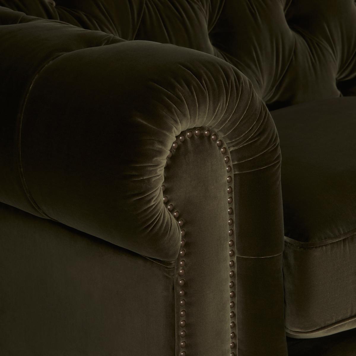 Everett 3 Seater Sofa, Green | Barker & Stonehouse – image 3