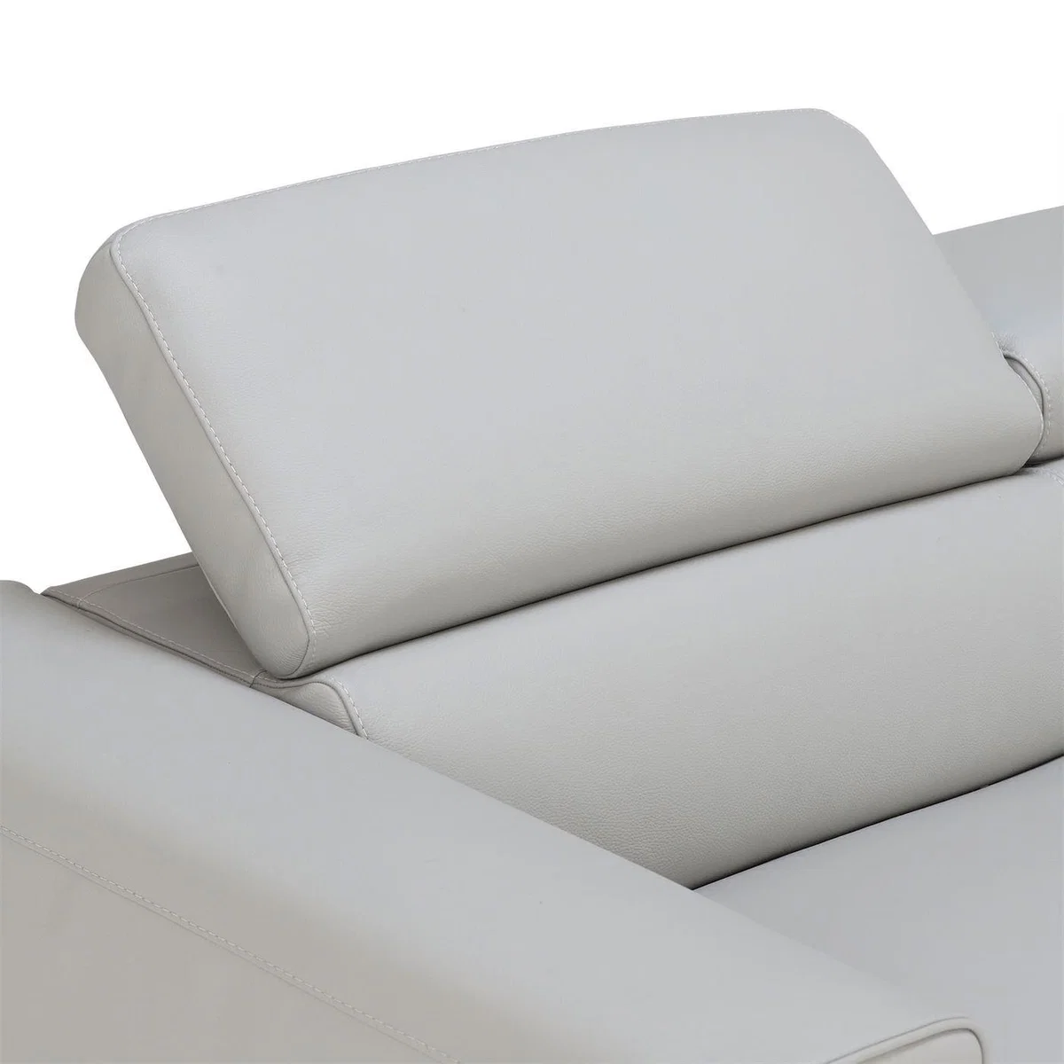 Milan 3 Seater Sofa, Grey Leather | Barker & Stonehouse – image 6