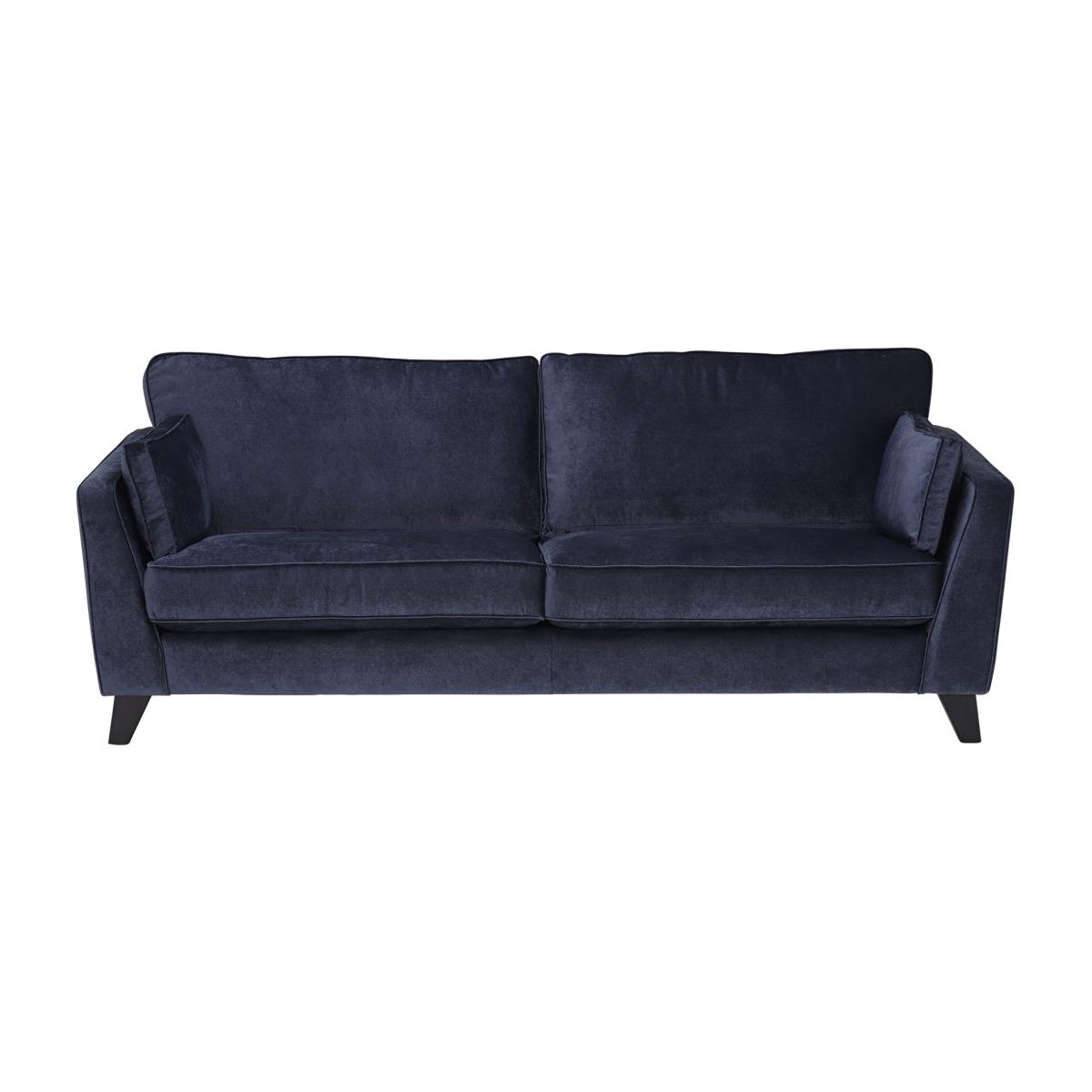 Rene 3 Seater Sofa Without Scatters, Blue Fabric | Barker & Stonehouse – image 1