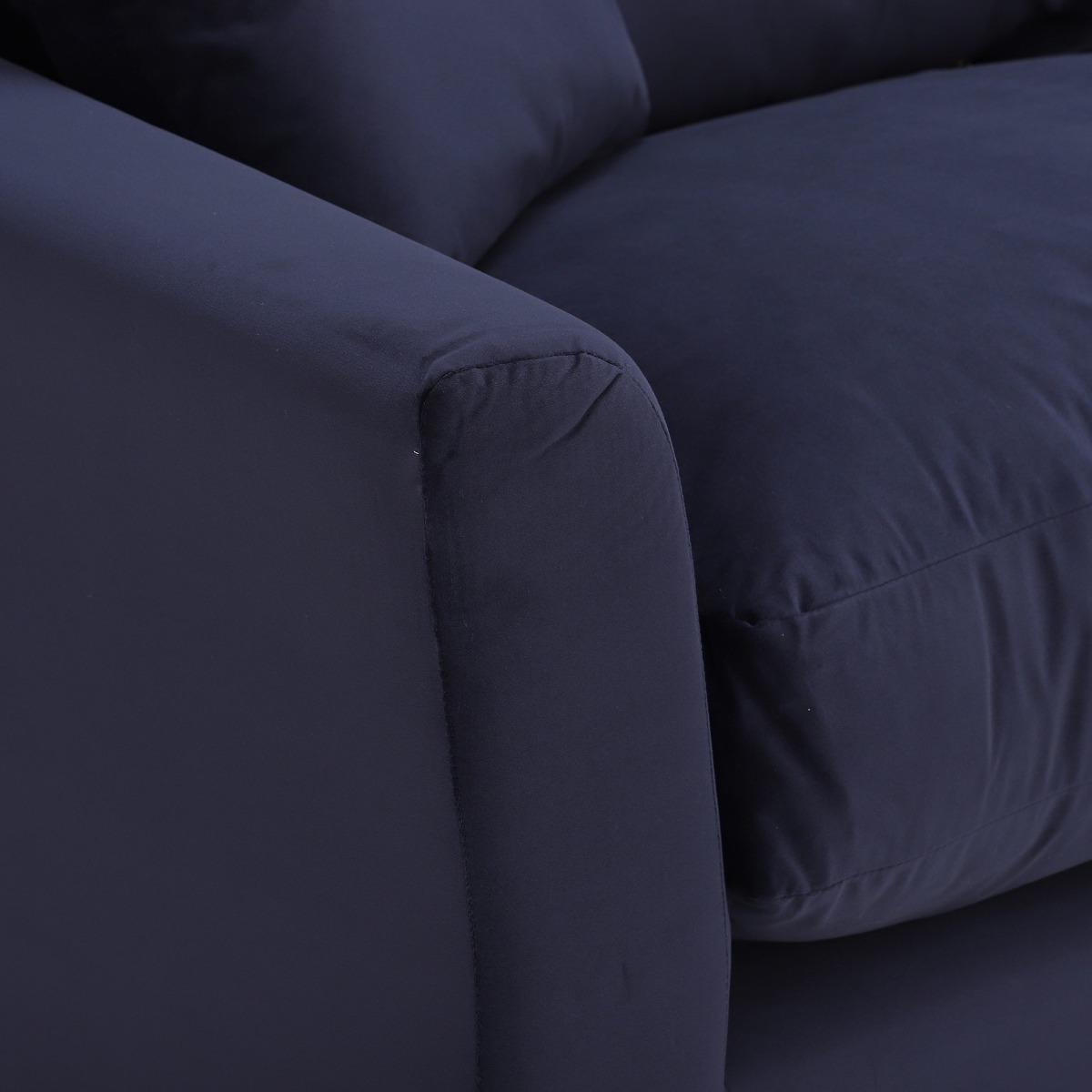 Taylor 3 Seater Sofa, Sunningdale Midnight Blue – image 3