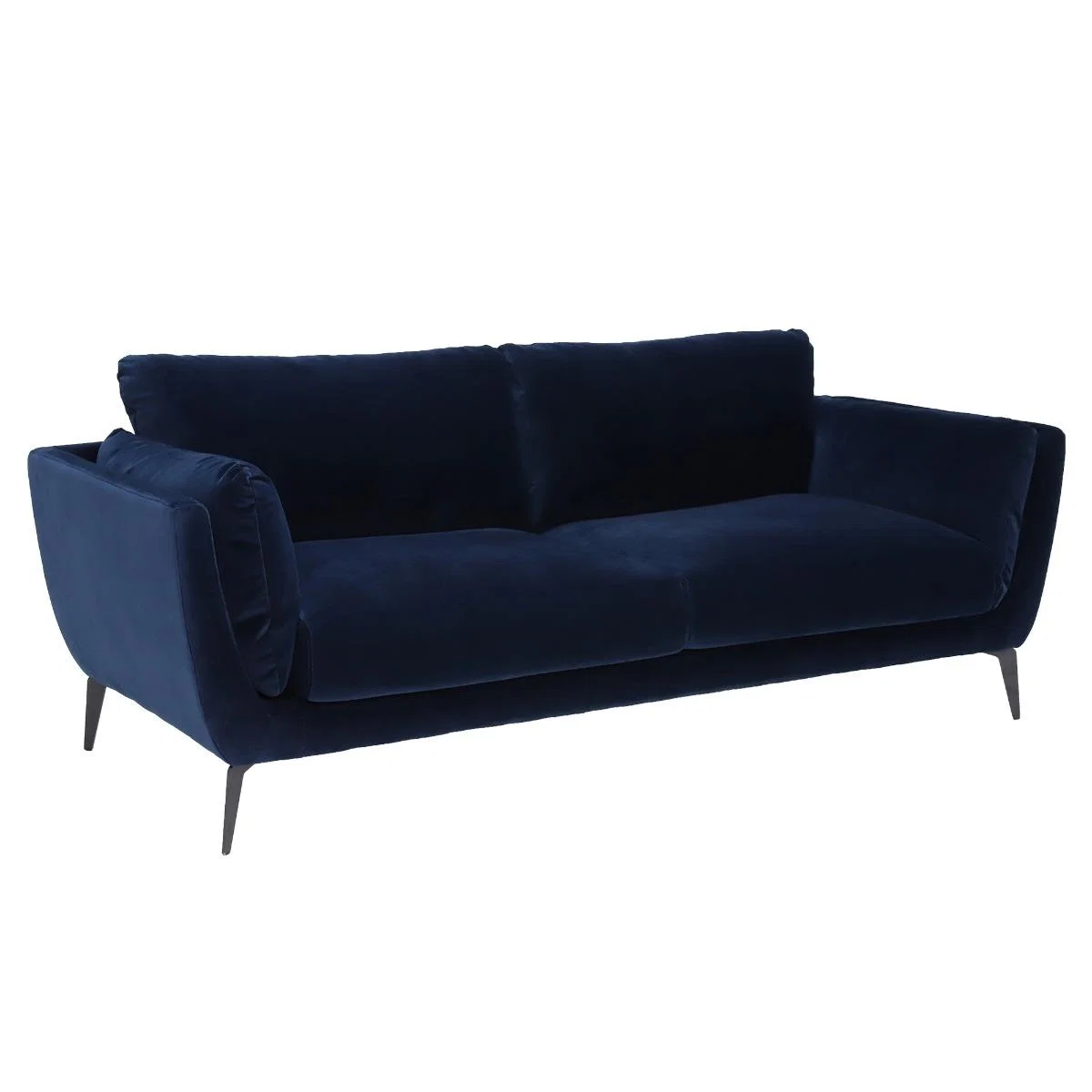 3 Seater Sofa - Navy - W217 x D93 x H88cm - Barker and Stonehouse – image 3