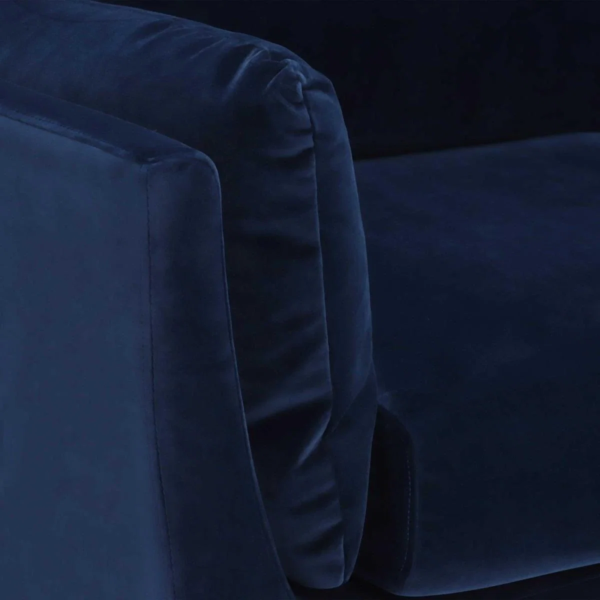 3 Seater Sofa - Navy - W217 x D93 x H88cm - Barker and Stonehouse – image 4