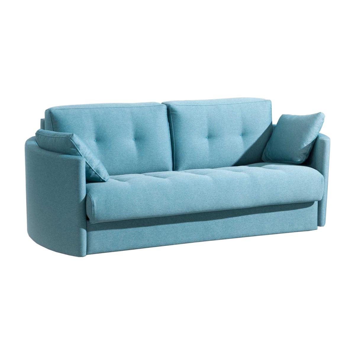 Varo 3 Seater Sofabed, Blue Fabric | Barker & Stonehouse – image 1