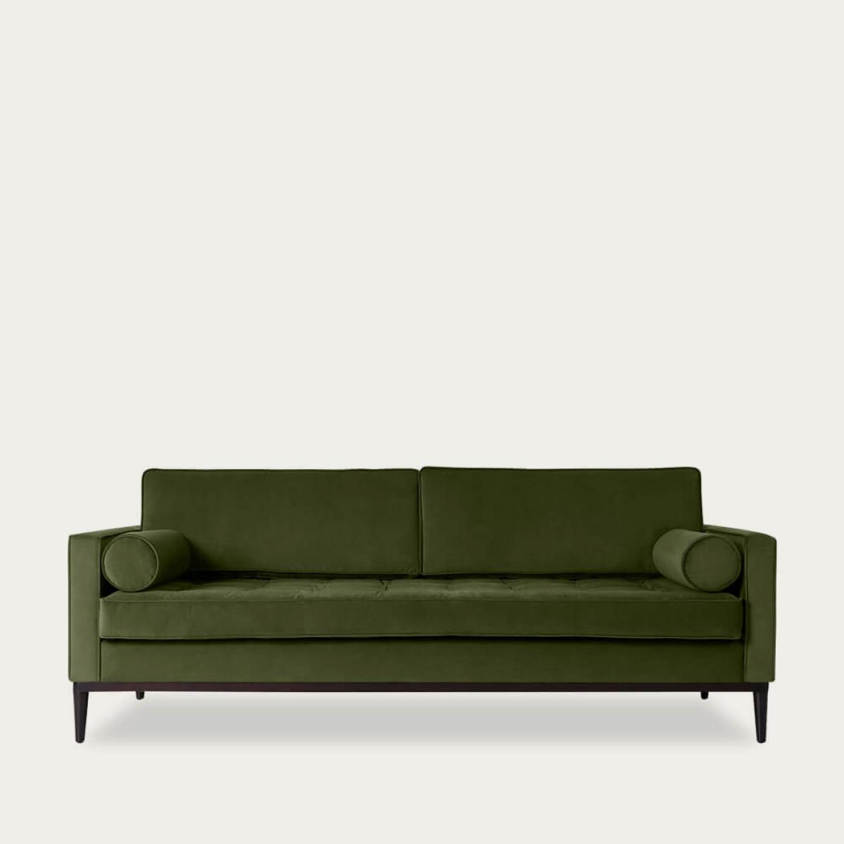 Vine Model 02 Velvet 3 Seater Sofa