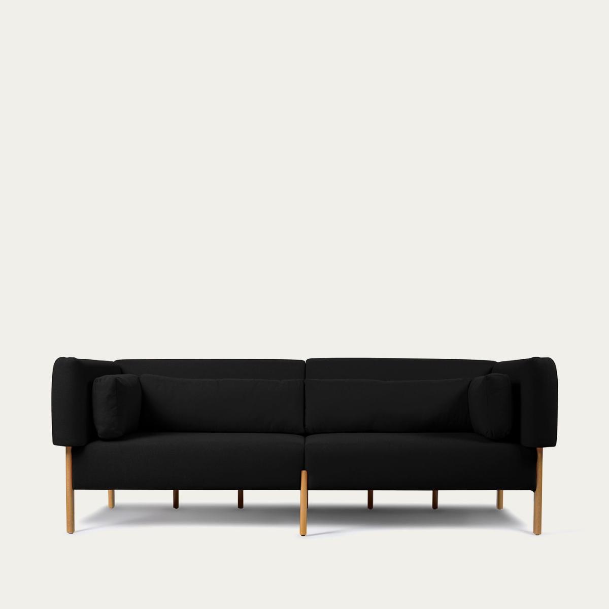 Black Cod Three Seater Sofa