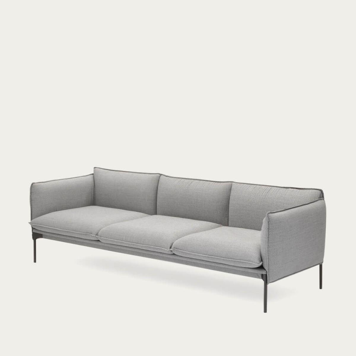 Grey Palm Springs 3-Seater Sofa