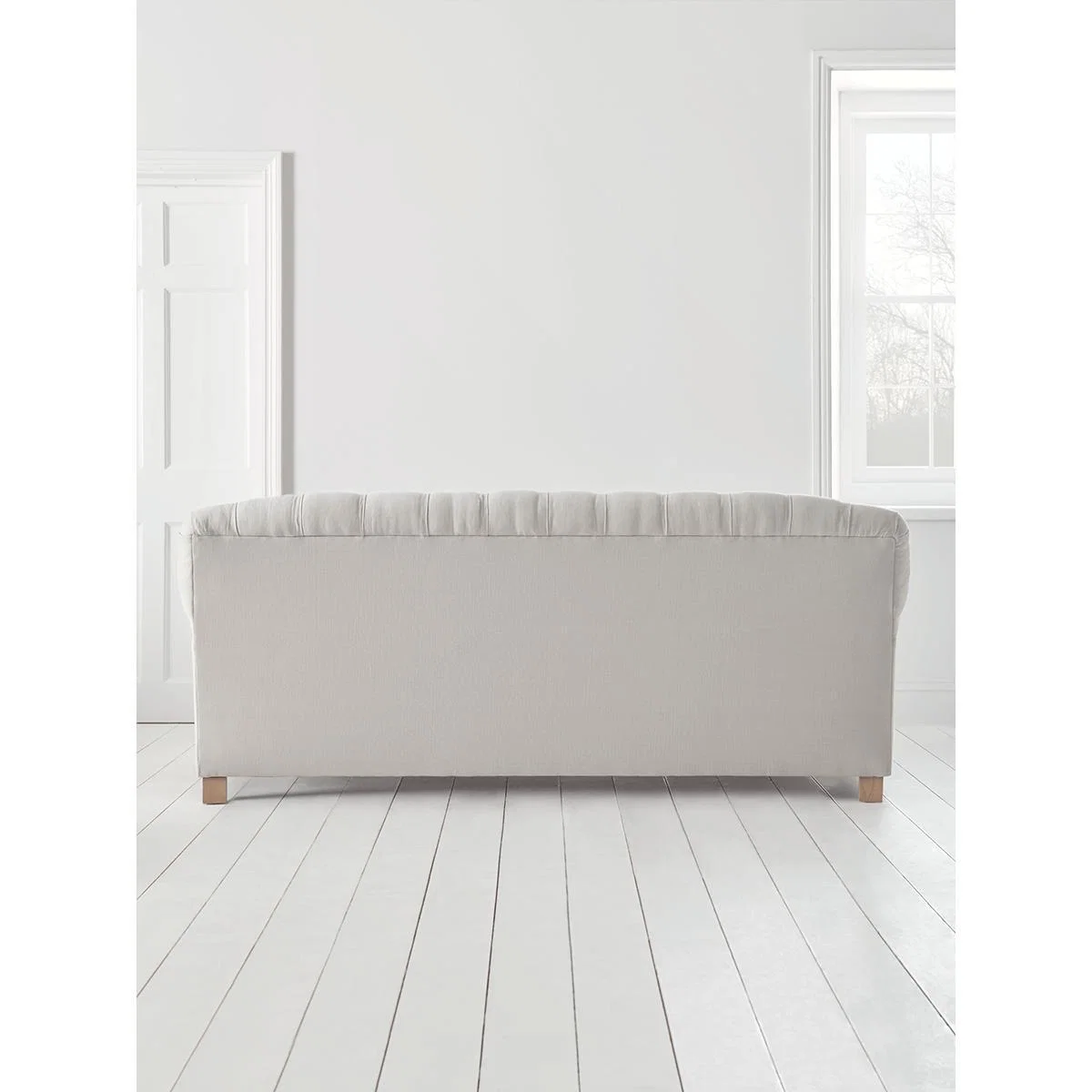 Margeaux Three Seater Sofa - Flint Linen Cotton Blend – image 4