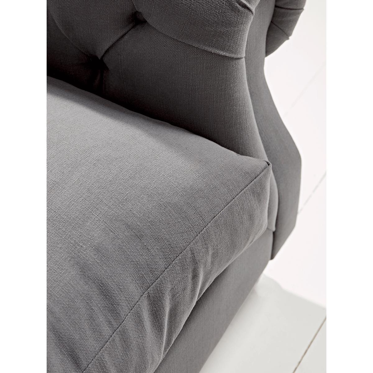 Layla Three Seater Sofa - French Blue Linen Cotton Blend – image 2