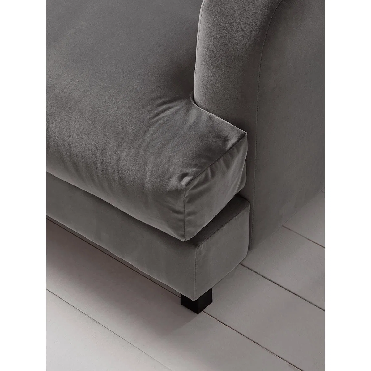 Battersea Three Seater Sofa - Flint Linen Cotton Blend – image 3