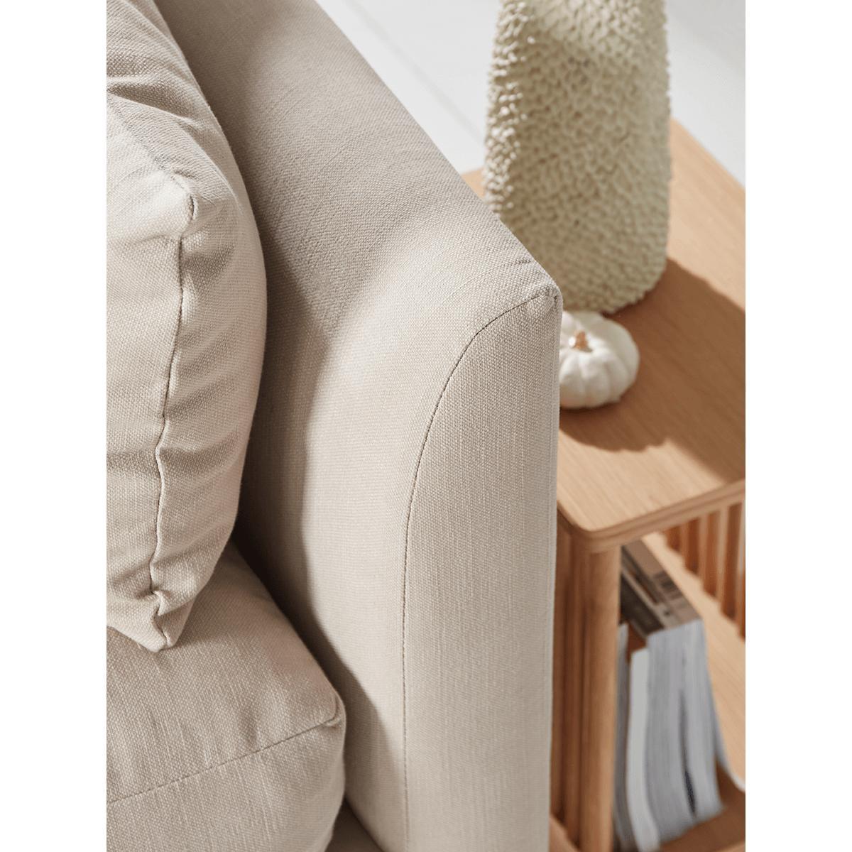 Nord Three Seater Sofa - Ash Linen Cotton Blend – image 2