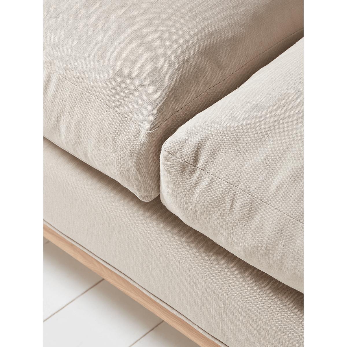 Nord Three Seater Sofa - Ash Linen Cotton Blend – image 3