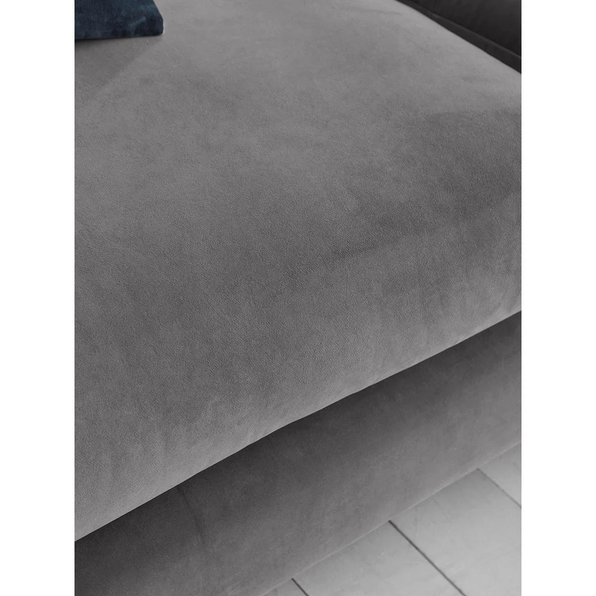 Dora Buttoned Three Seater Sofa - Ash Linen Cotton Blend – image 3