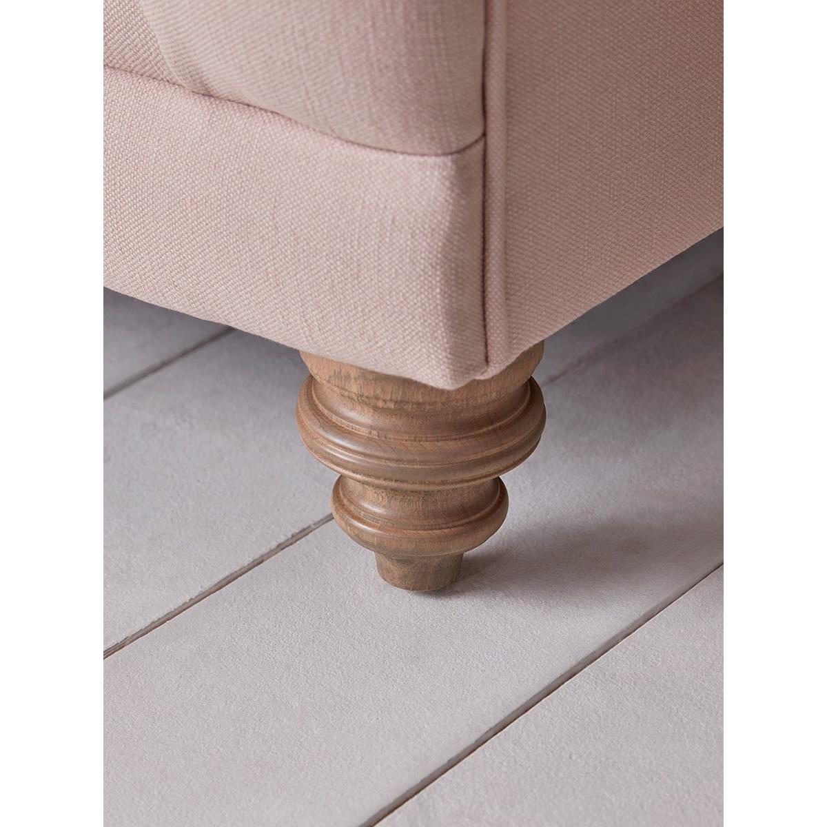 Ribe Three Seater Sofa - Blush Velvet – image 4