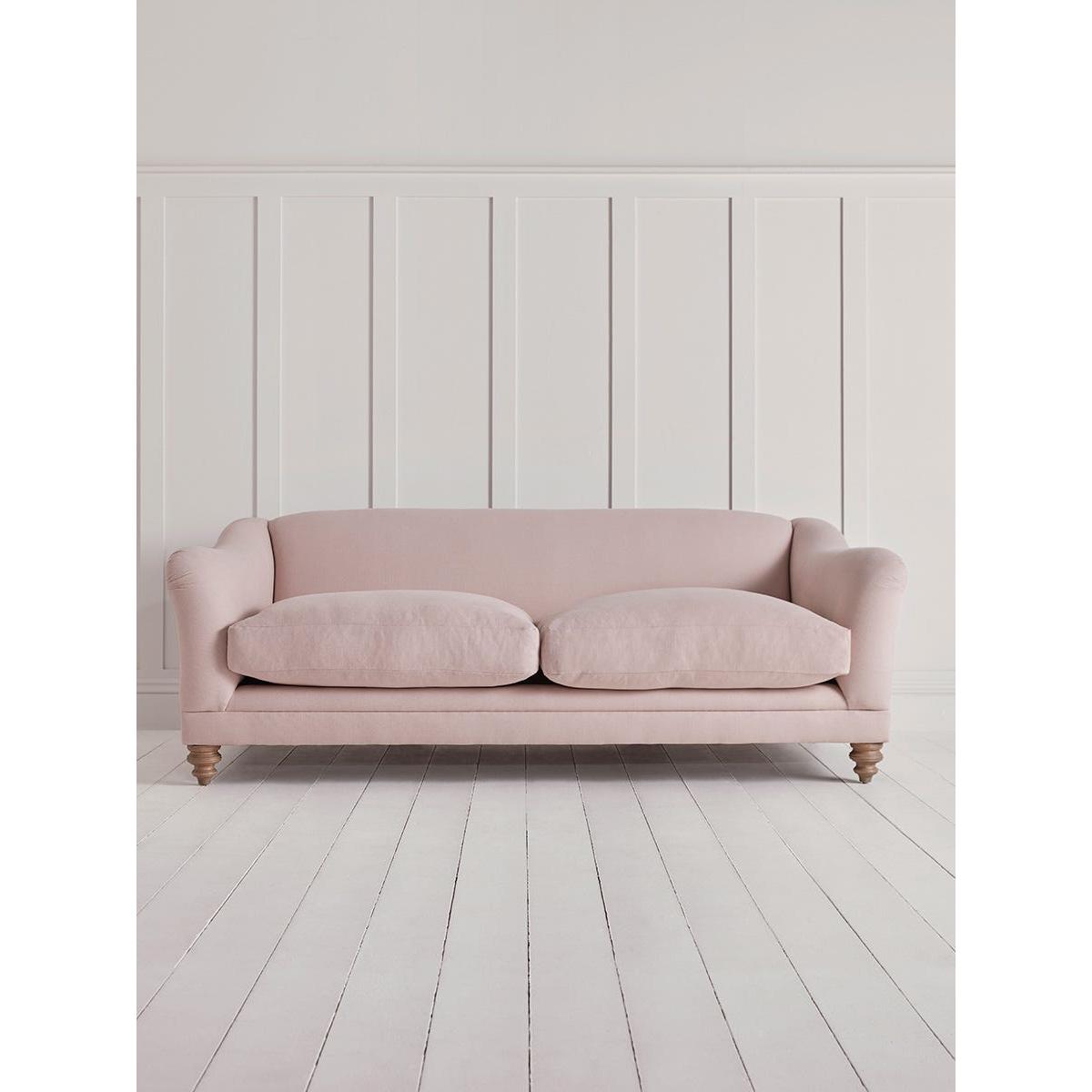 Ribe Three Seater Sofa - Blush Velvet – image 5