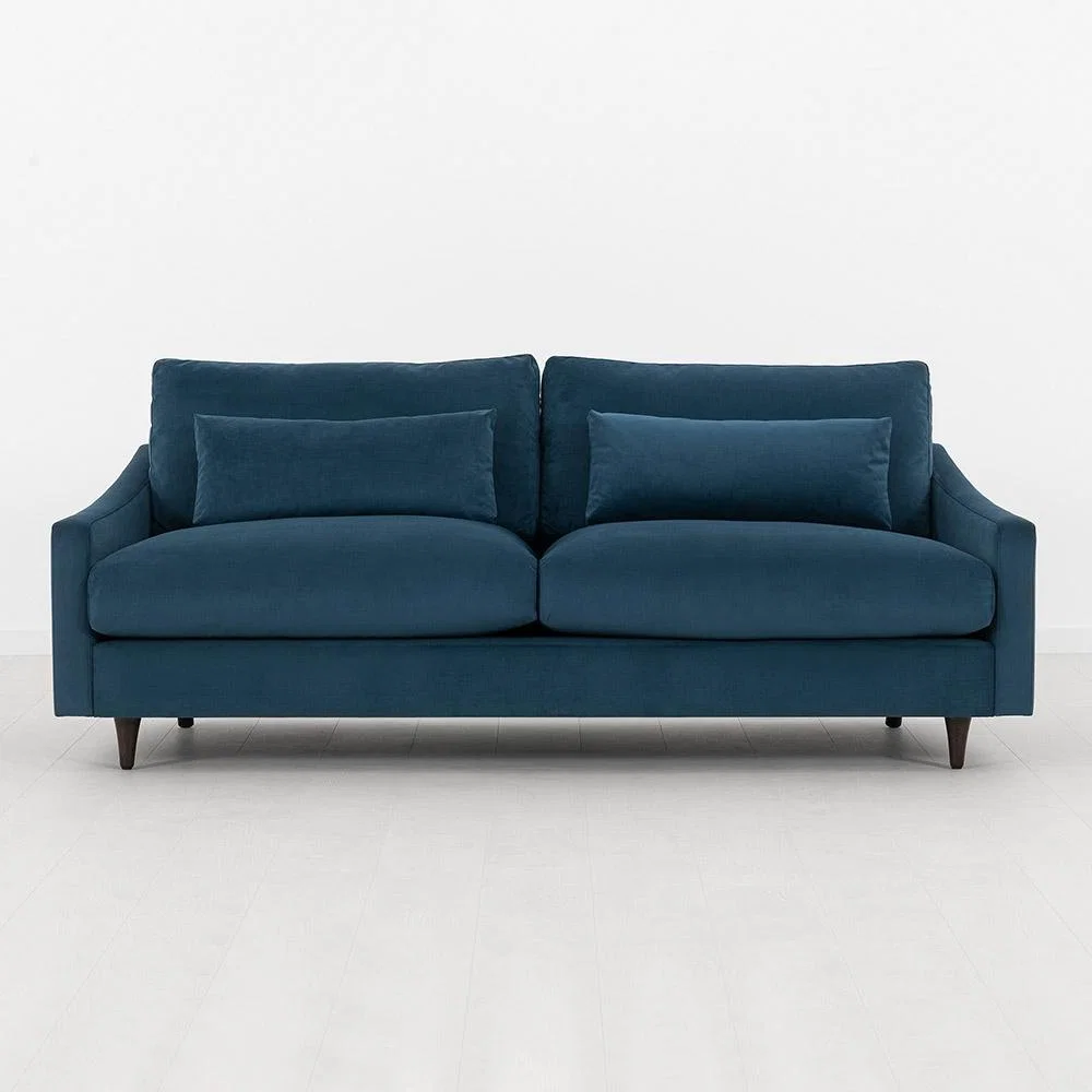 Swyft Sofa in a Box Model 07 Velvet 3 Seater Sofa - Charcoal – image 1