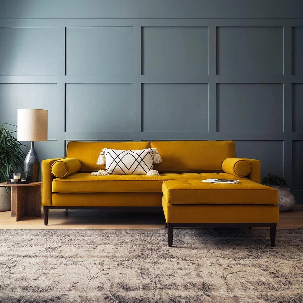 Swyft Sofa in a Box Model 02 Velvet 3 Seater Sofa - Charcoal – image 1