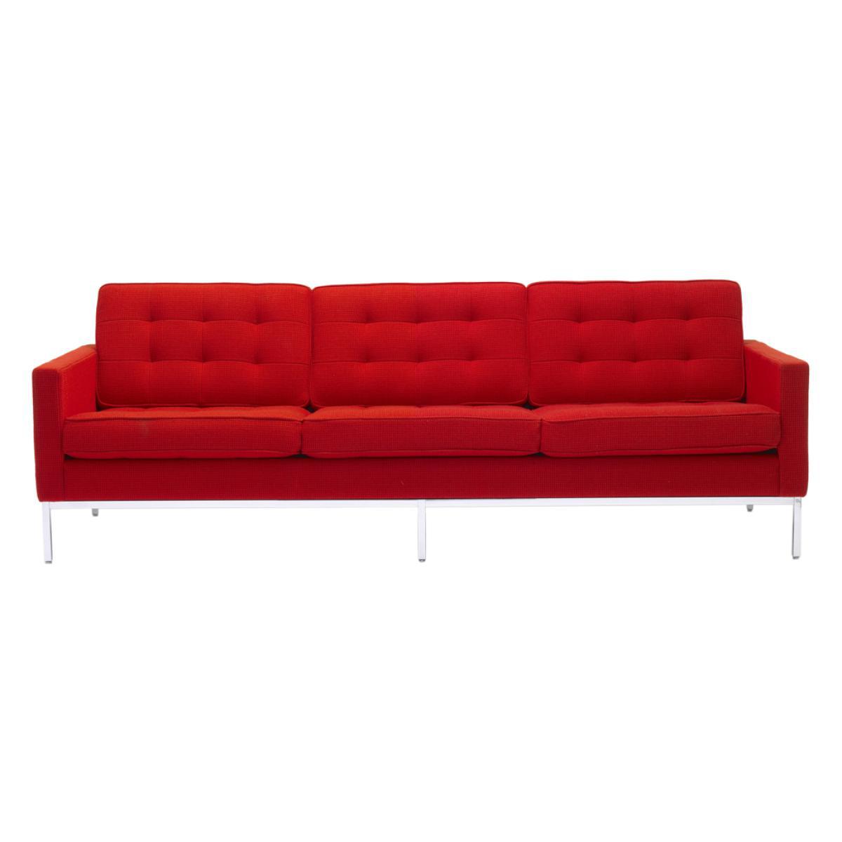 Florence Knoll 3-Seat Sofa Cato Fabric – image 2