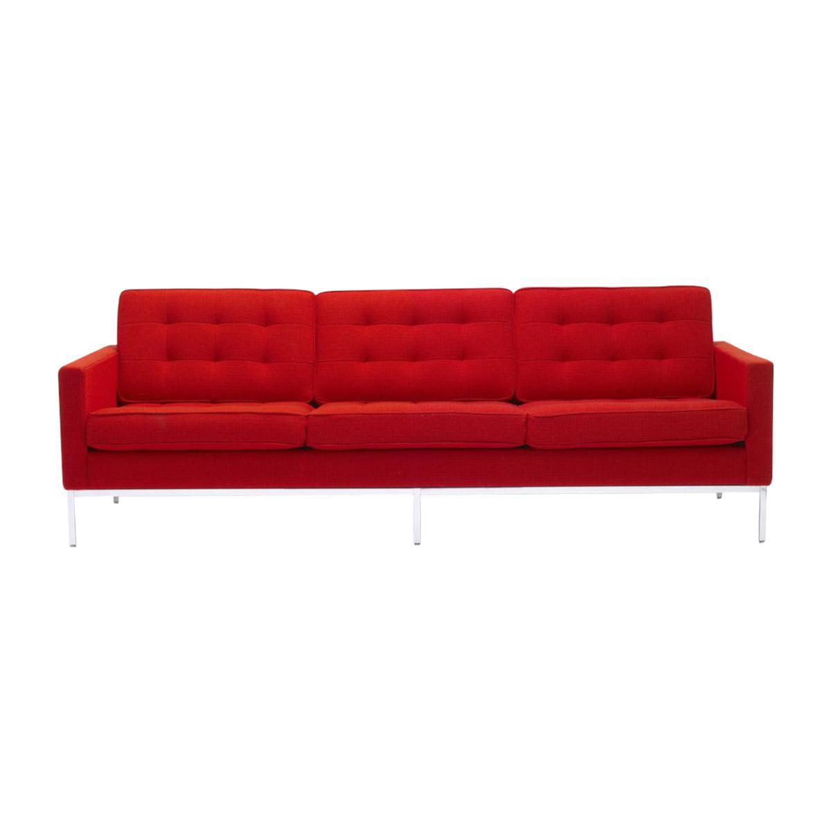 Florence Knoll 3-Seat Sofa Cato Fabric – image 1