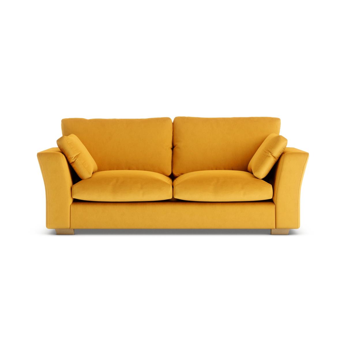 Blakeney Luxury Velvet 3 Seater Sofa Luxury Velvet Old Gold – image 3