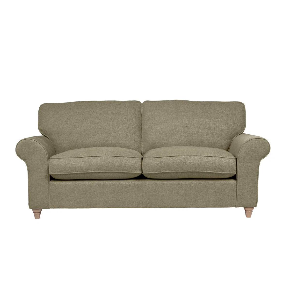 Rosa Fabric 3 Seater Sofa Olive (Green) – image 2