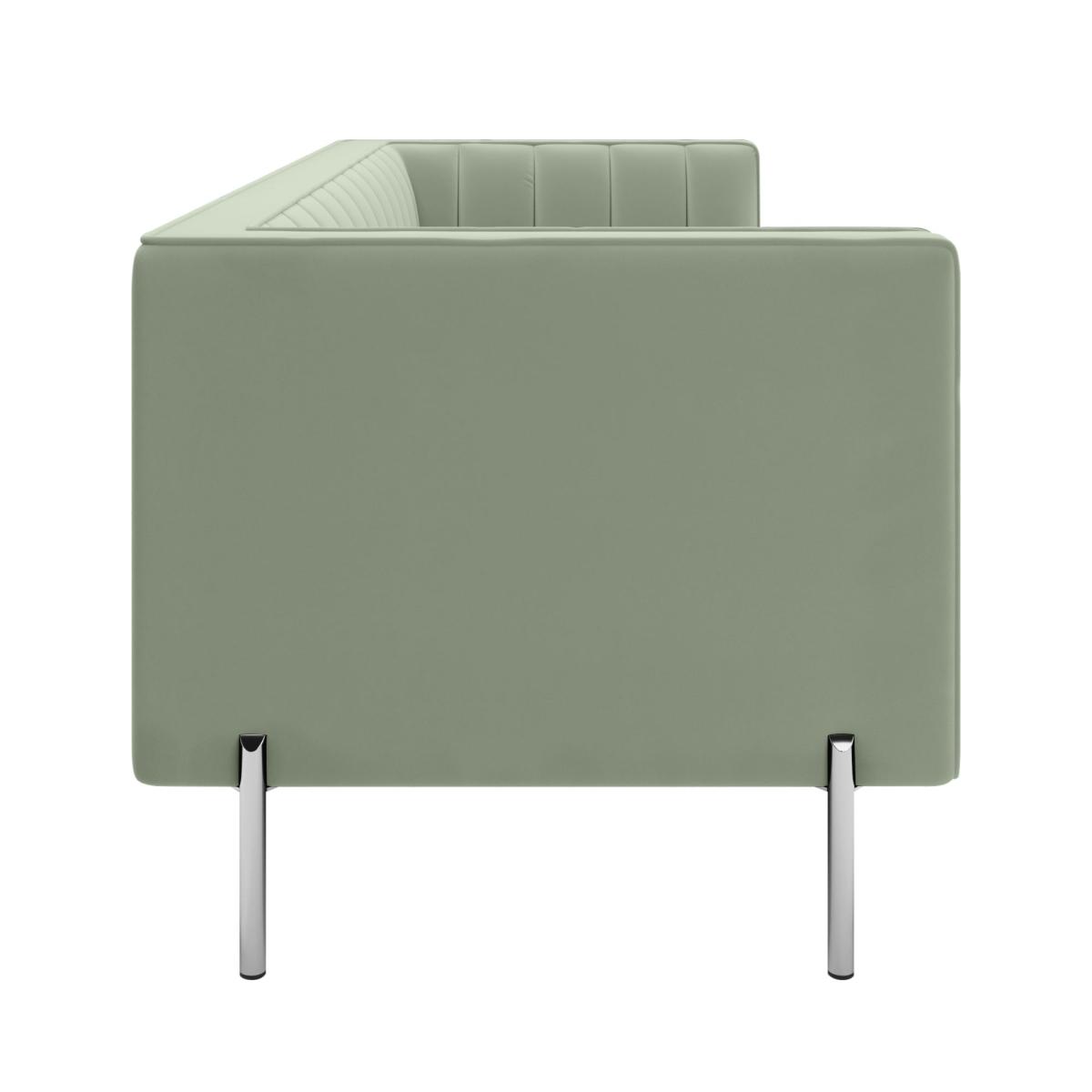 Bellamy Luxe Velvet 3 Seater Sofa Sage (Green) – image 4