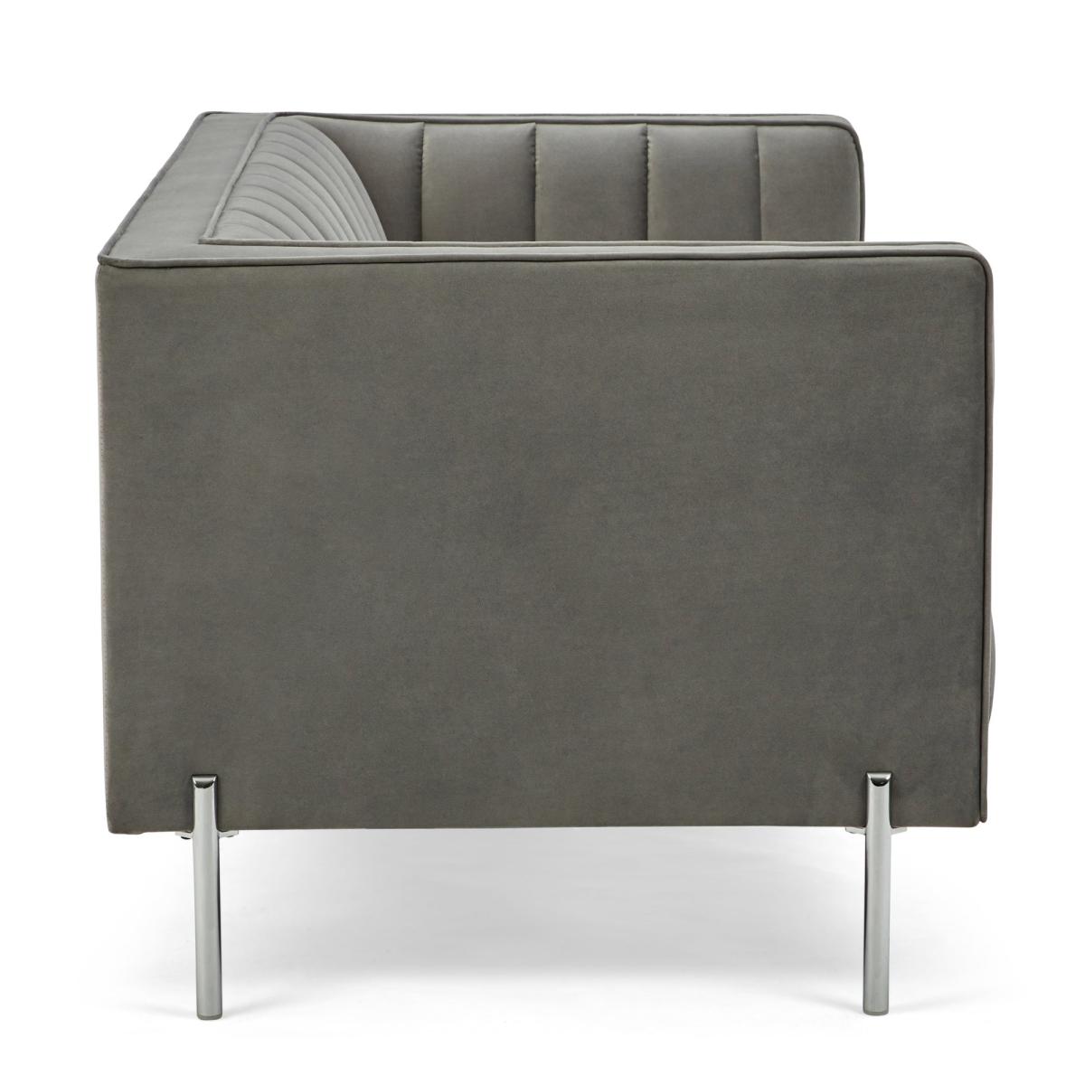 Bellamy Luxe Velvet 3 Seater Sofa Sage (Green) – image 10