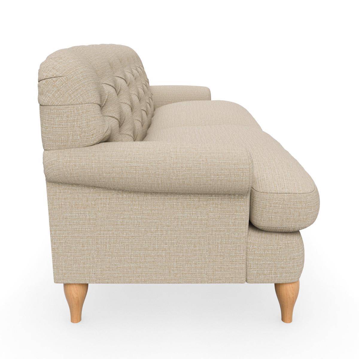 Canterbury Textured Weave 3 Seater Sofa Textured Weave Honey – image 5
