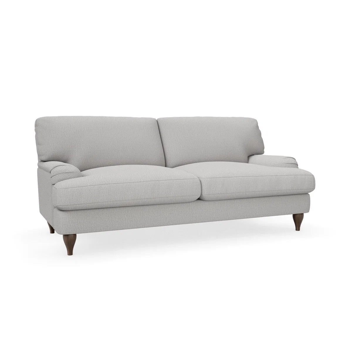 Darwin Textured Weave 3 Seater Sofa Textured Weave Silver – image 2