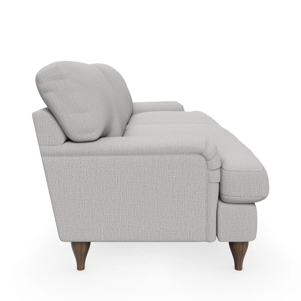 Darwin Textured Weave 3 Seater Sofa Textured Weave Silver – image 5