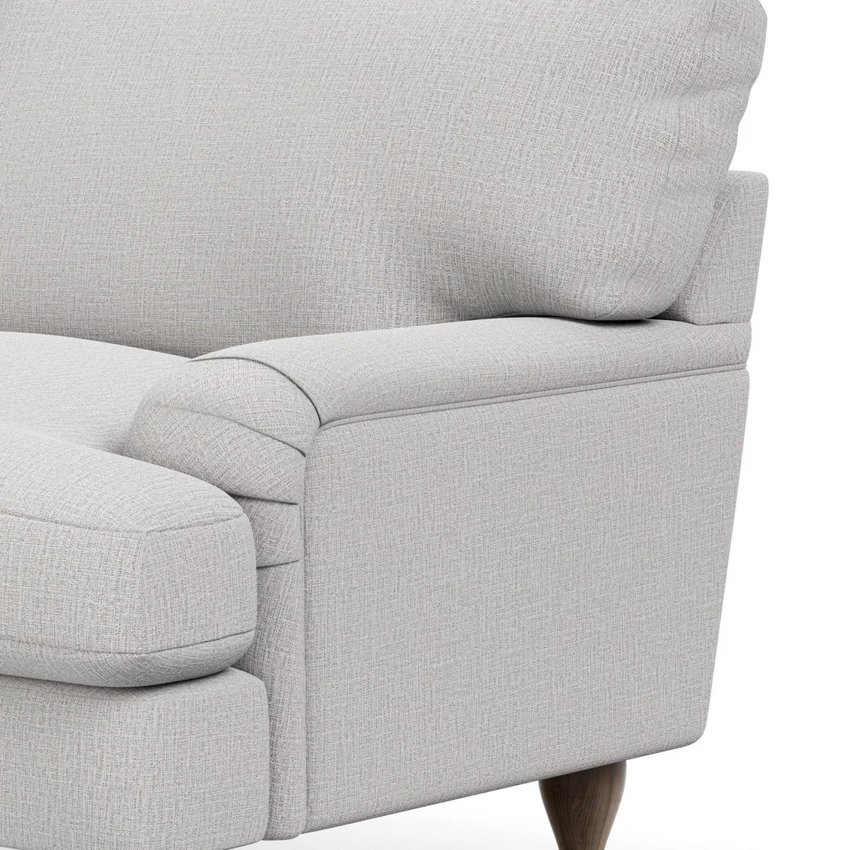 Darwin Textured Weave 3 Seater Sofa Textured Weave Silver – image 6