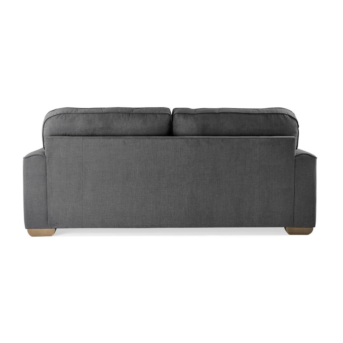 Morello 3 Seater Sofa Brushed Plain Fabric Brushed Plain Graphite – image 4