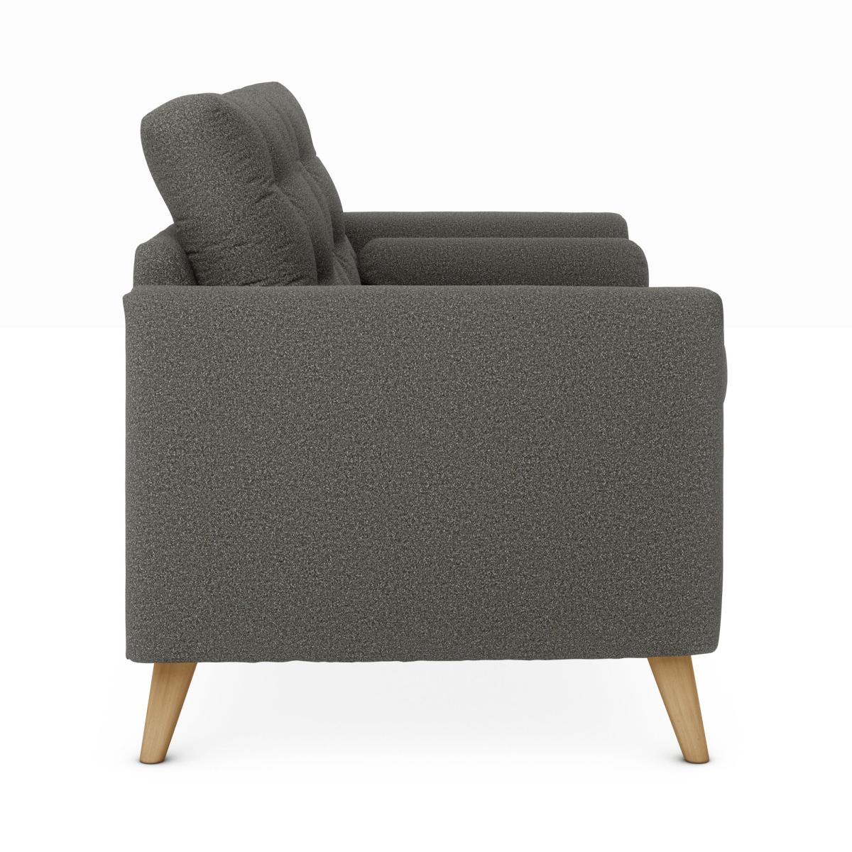 Lewes Woolly Marl 3 Seater Sofa Cosy Marl Soft Granite – image 4