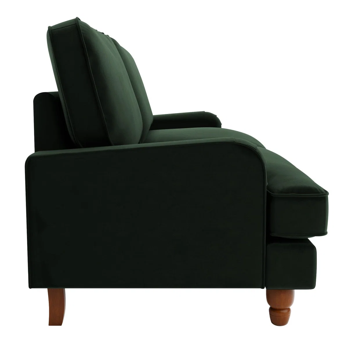 Beatrice Velvet 3 Seater Sofa Bottle (Green) – image 5