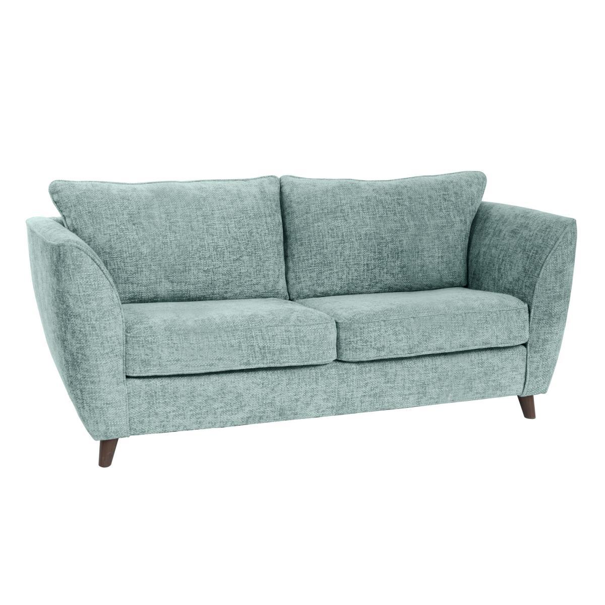 Sienna Fabric 3 Seater Sofa Duck Egg (Blue) – image 2