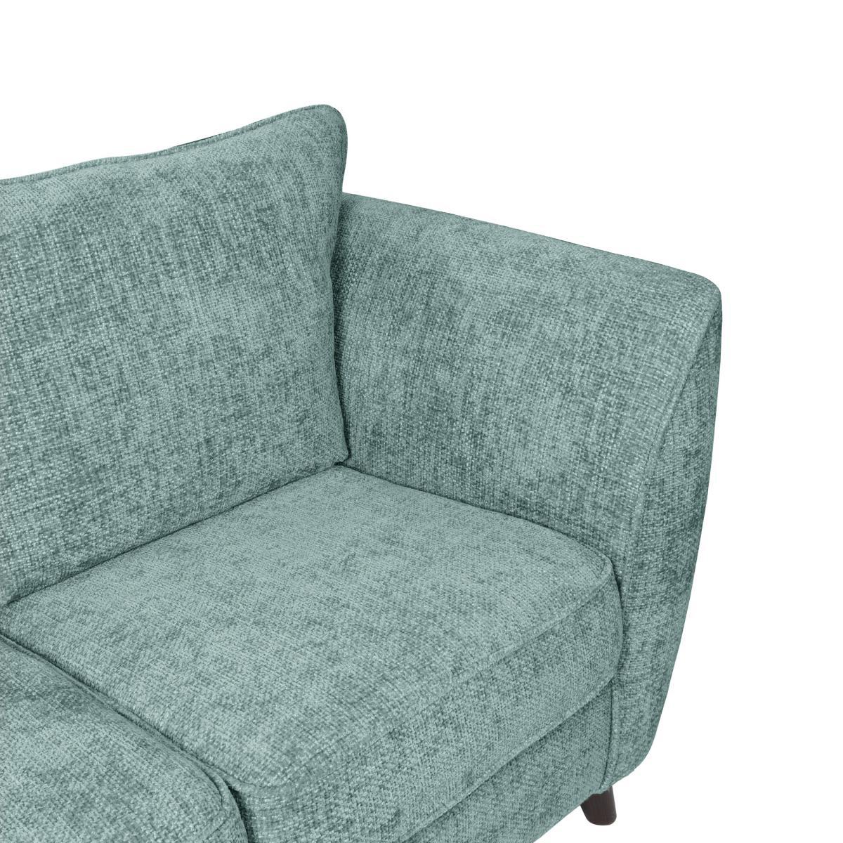 Sienna Fabric 3 Seater Sofa Duck Egg (Blue) – image 4