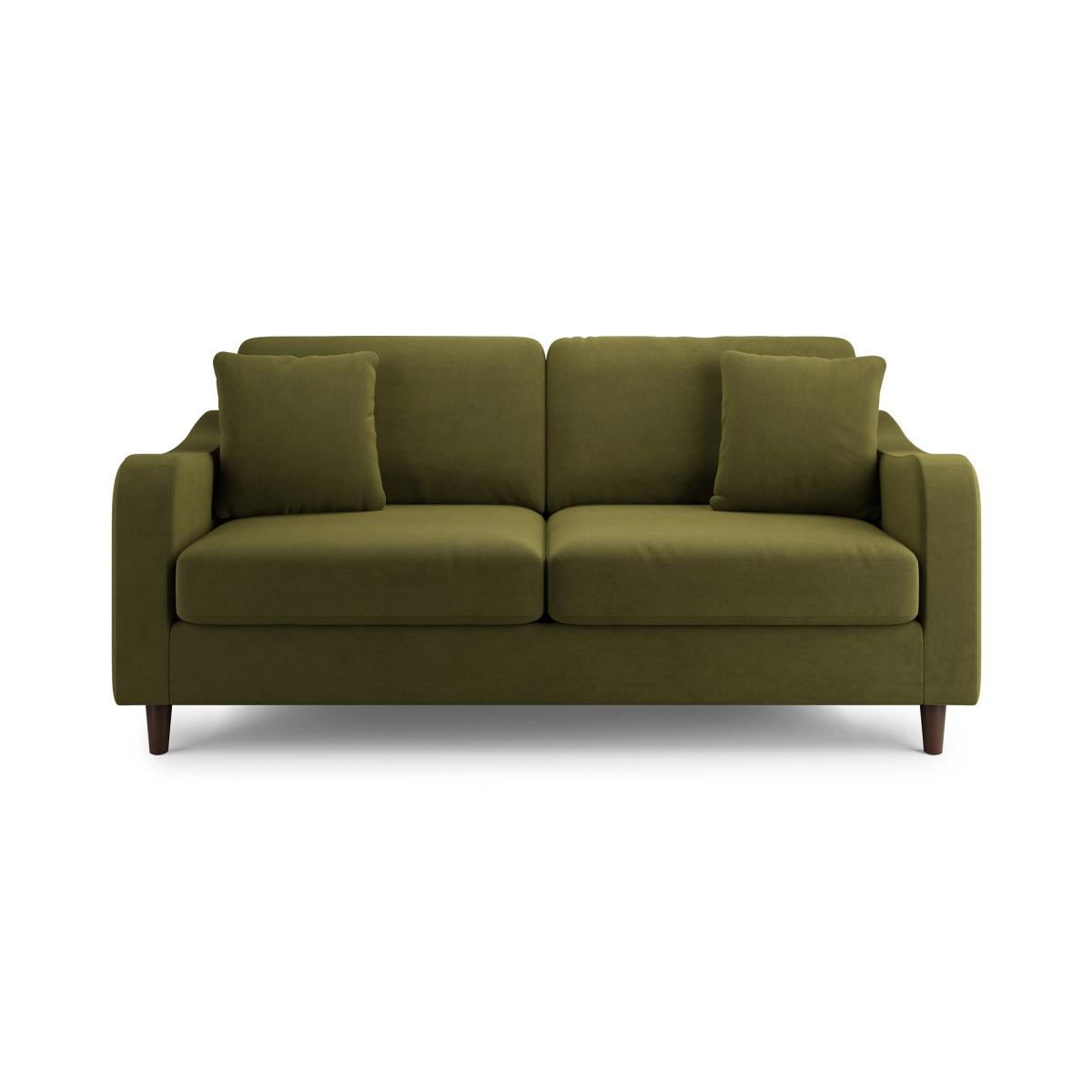 Ellison Velvet 3 Seater Sofa Velvet Olive – image 6