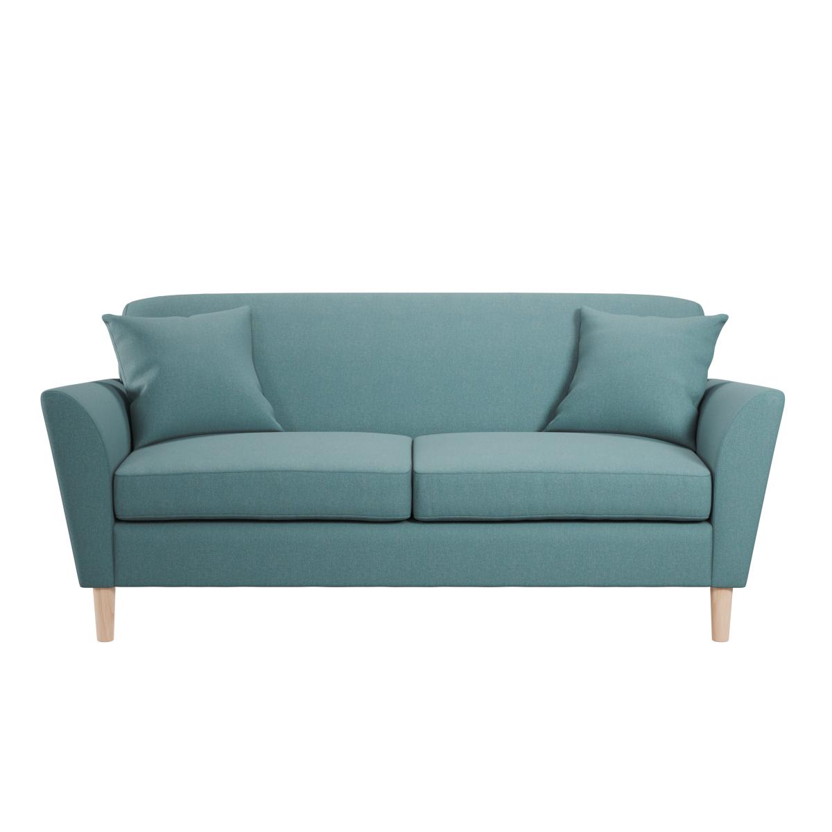 Ernie Fabric 3 Seater Sofa Teal (Blue) – image 3